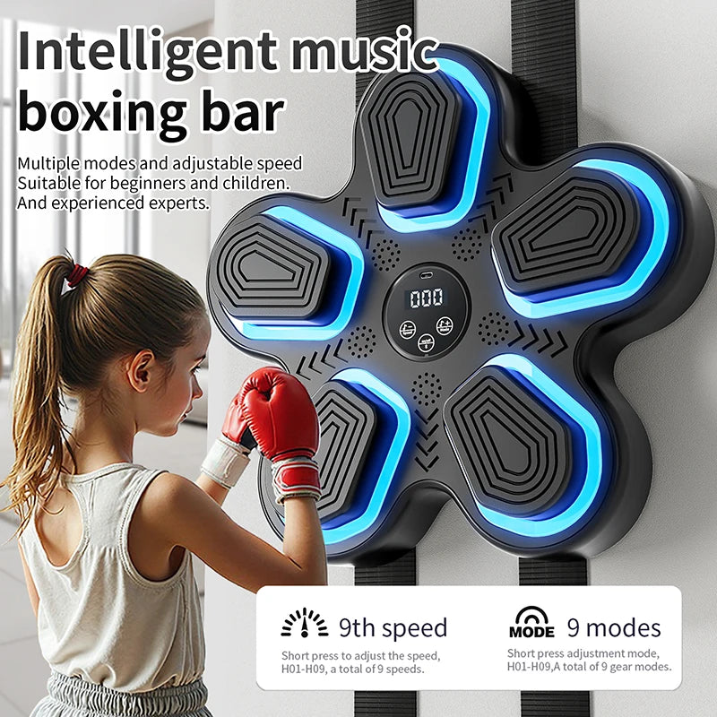 New Smart Music Boxing Machine Adult/Children Sports Fitness Boxing Trainer