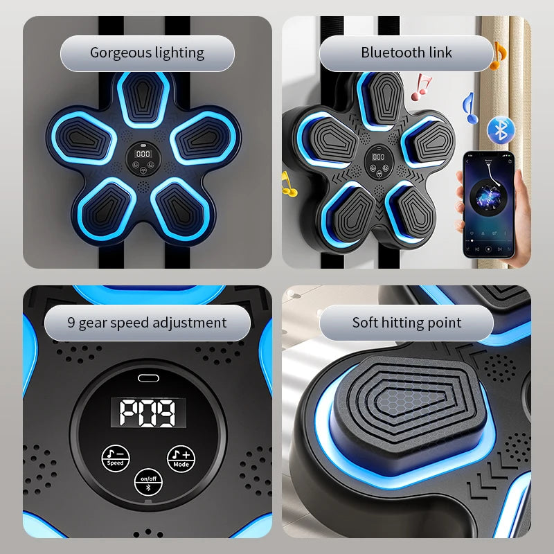 New Smart Music Boxing Machine Adult/Children Sports Fitness Boxing Trainer