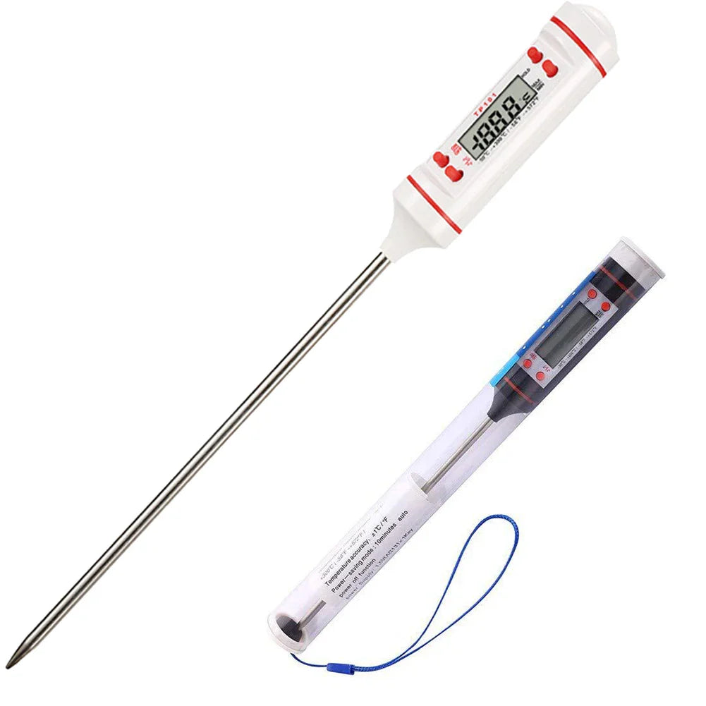 Professional Digital Kitchen Thermometer Barbecue Water Oil Cooking Meat Food Thermometer