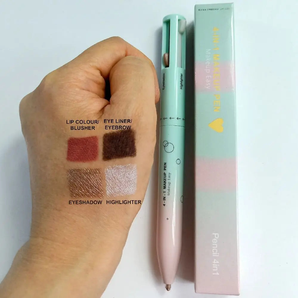 4 In 1 Makeup Pen Eyebrow Pencil Waterproof DrawingMakeup Pen