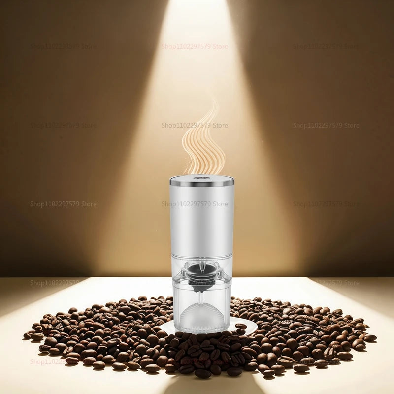 Electric Coffee Grinder Coffee Bean Grinder Cafe Automatic Portable USB Rechargeable Food Crusher For Drip Coffee Kitchen Gadgets