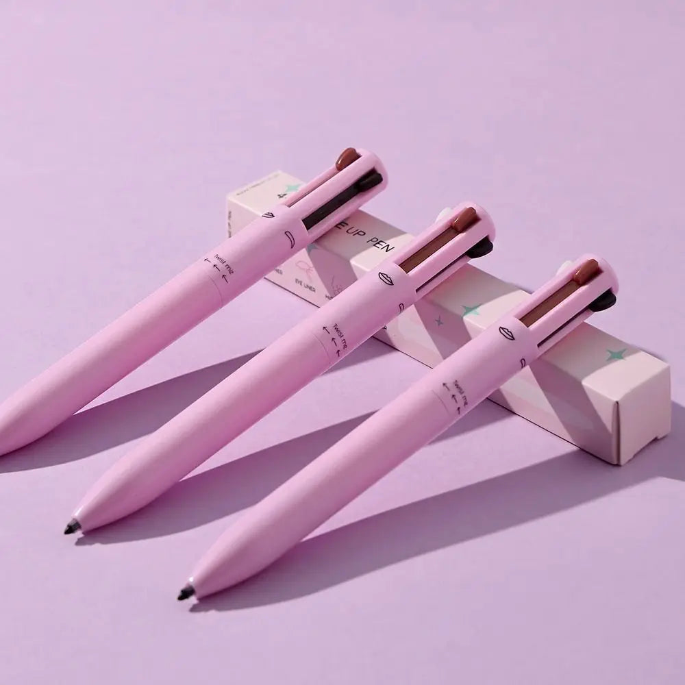 4 In 1 Makeup Pen Eyebrow Pencil Waterproof DrawingMakeup Pen