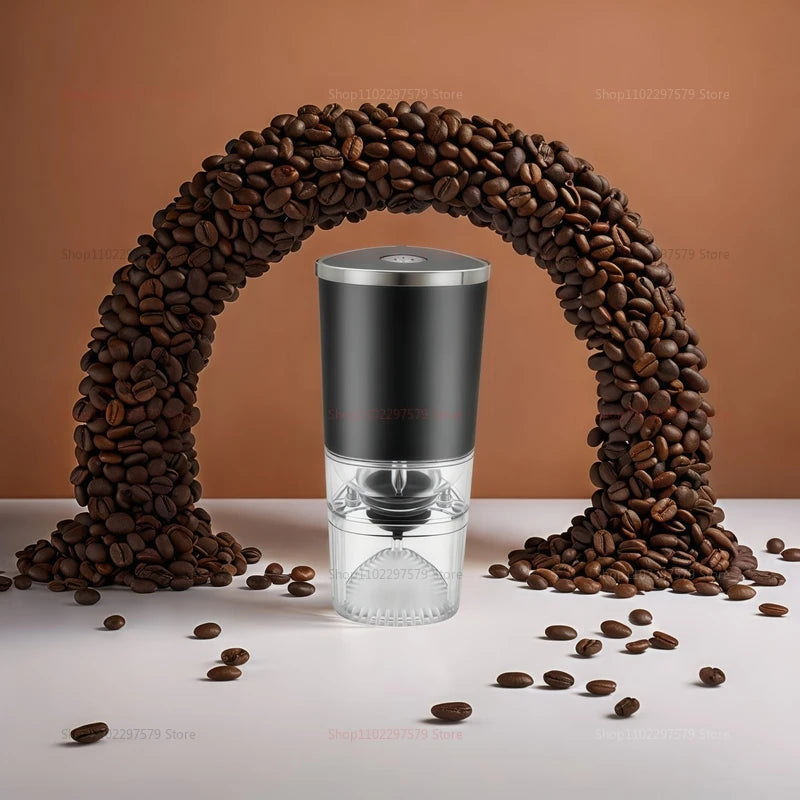 Electric Coffee Grinder Coffee Bean Grinder Cafe Automatic Portable USB Rechargeable Food Crusher For Drip Coffee Kitchen Gadgets