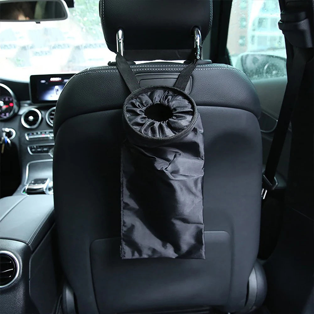 Portable Car Seat Back Trash Holder Hang Litter Bag Garbage Storage
