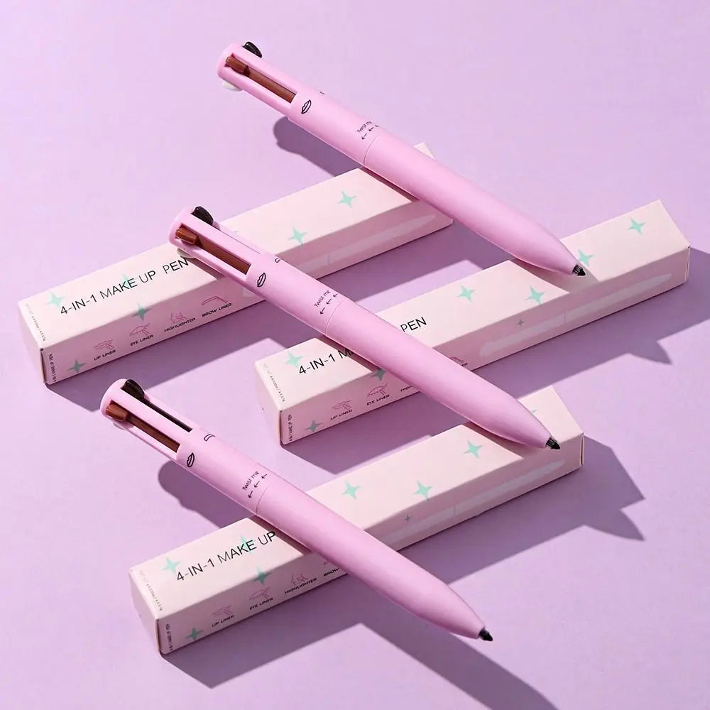 4 In 1 Makeup Pen Eyebrow Pencil Waterproof DrawingMakeup Pen