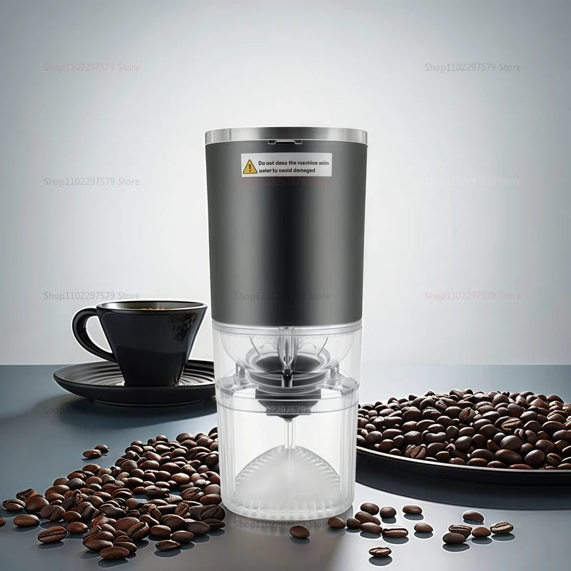 Electric Coffee Grinder Coffee Bean Grinder Cafe Automatic Portable USB Rechargeable Food Crusher For Drip Coffee Kitchen Gadgets