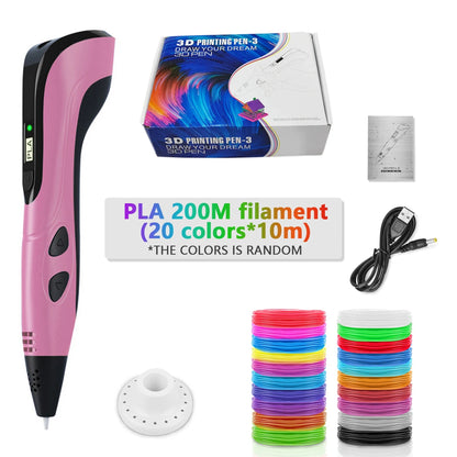 New 3D Pen for Children Kids  3D Printing Pens PLA Filament