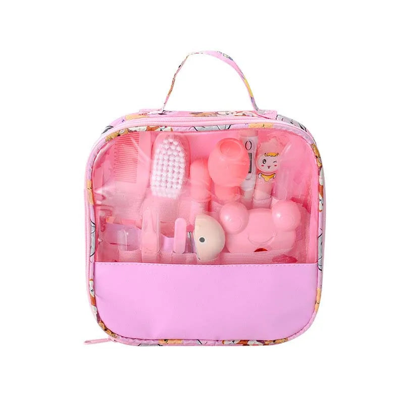 Baby Care Kit Newborn Baby Kids Nail Hair Health Care Thermometer Grooming Brush