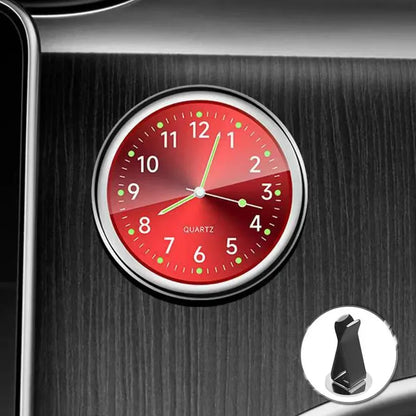 Auto Car Dashboard Clock with Mini Watch Quartz Electronic Timepiece y