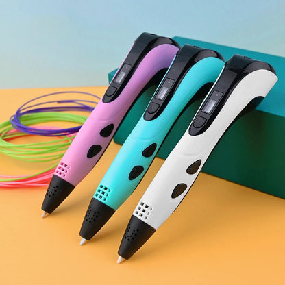 New 3D Pen for Children Kids  3D Printing Pens PLA Filament