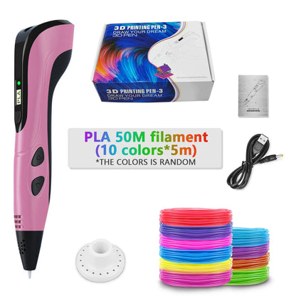 New 3D Pen for Children Kids  3D Printing Pens PLA Filament
