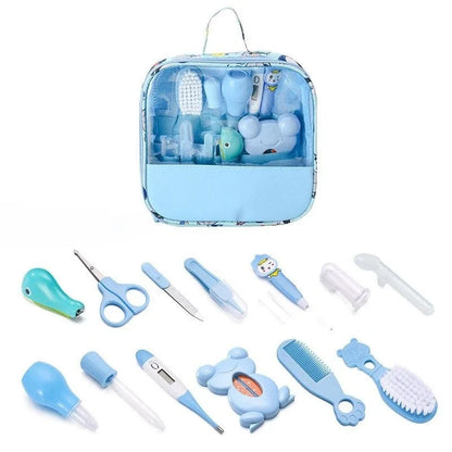 Baby Care Kit Newborn Baby Kids Nail Hair Health Care Thermometer Grooming Brush