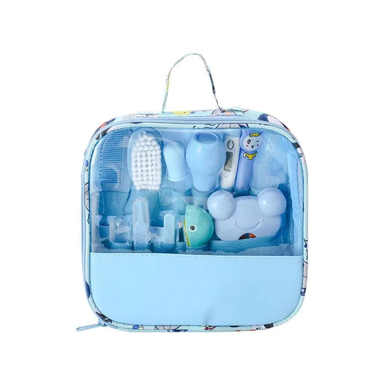 Baby Care Kit Newborn Baby Kids Nail Hair Health Care Thermometer Grooming Brush