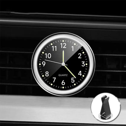 Auto Car Dashboard Clock with Mini Watch Quartz Electronic Timepiece y