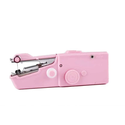 Portable Electric Sewing Machine Manual Mini Straight Stitch Household  Stitching Tools