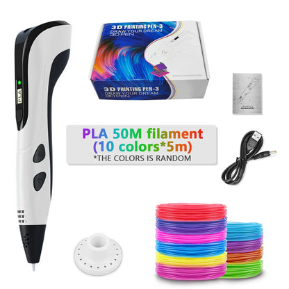 New 3D Pen for Children Kids  3D Printing Pens PLA Filament