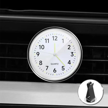 Auto Car Dashboard Clock with Mini Watch Quartz Electronic Timepiece y