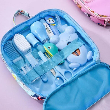 Baby Care Kit Newborn Baby Kids Nail Hair Health Care Thermometer Grooming Brush