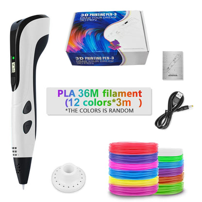 New 3D Pen for Children Kids  3D Printing Pens PLA Filament