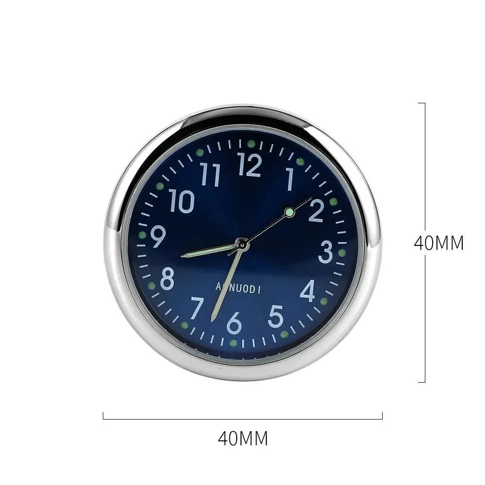 Auto Car Dashboard Clock with Mini Watch Quartz Electronic Timepiece y